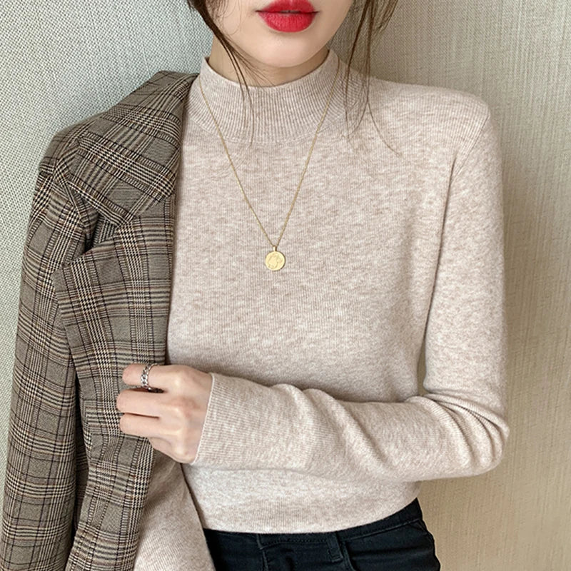 Turtleneck Sweater Women Fashion 2024