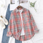 Brand Women's Flannel Plaid Shirts 2025
