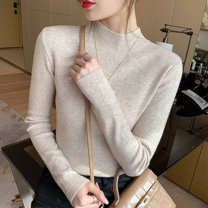 Turtleneck Sweater Women Fashion 2024