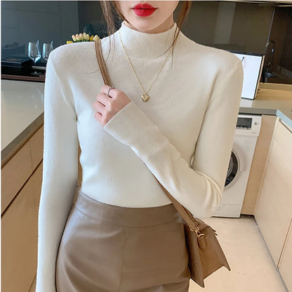 Turtleneck Sweater Women Fashion 2024