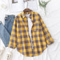 Brand Women's Flannel Plaid Shirts 2025