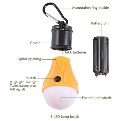 Portable Camping Light Mini LED Bulb Emergency Lamp