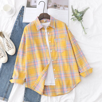 Brand Women's Flannel Plaid Shirts 2025