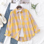 Brand Women's Flannel Plaid Shirts 2025