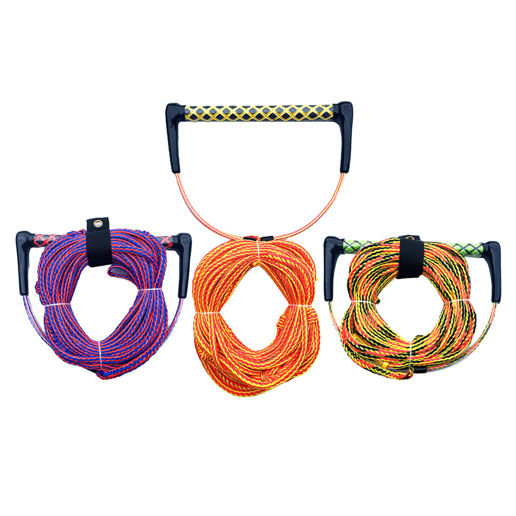 Water Ski Wakeboard Kneeboard Rope for Boating 3-Section Watersports Rope