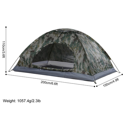 Ultralight Camping Tent Single Layer Portable Hiking Tent