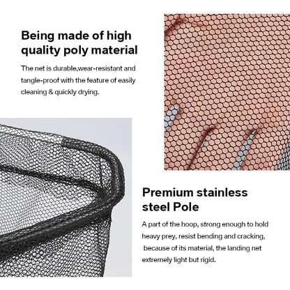 Telescopic Landing Net Folding Fishing Pole Extending