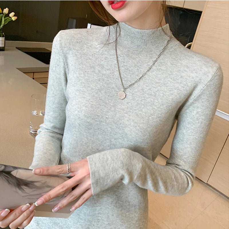 Turtleneck Sweater Women Fashion 2024