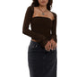 Women s Lace Patchwork Crop Tops Strapless