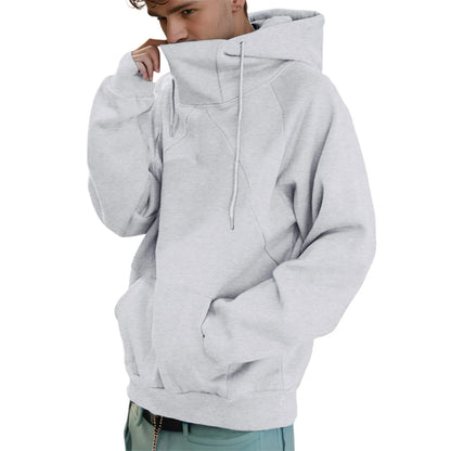 Loose Turtleneck Hoodie Mens' Casual Hooded Sweatshirt