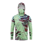 Men Hood Fishing Shirt long sleeve fishing t shirt uv protection