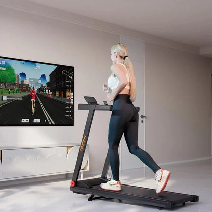 Deerrun 3.0Horerpower 7.5 MPH Folding Treadmills for Home with Incline Foldable Treadmill for Home Small Spaces with Handles