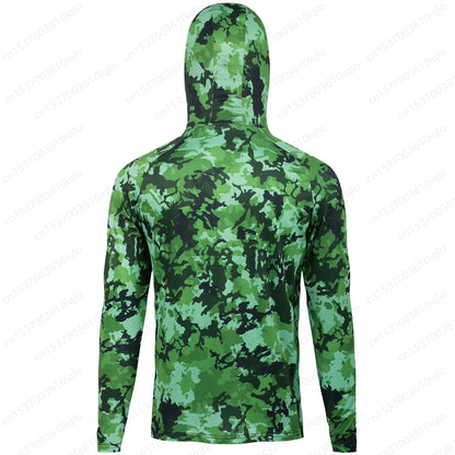 HUK Fishing Clothing Camouflage Men's Long Sleeve
