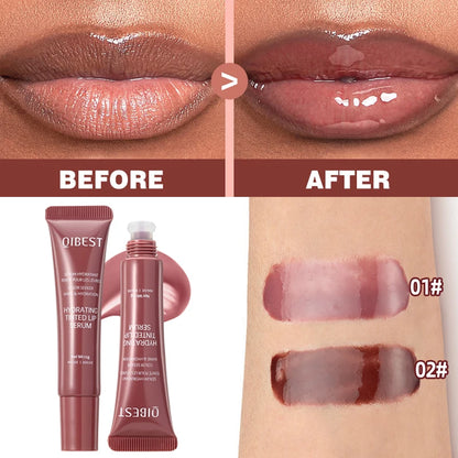 New Nude Red Bean Clear Water Gloss Glass Lip Gloss Moisturizing