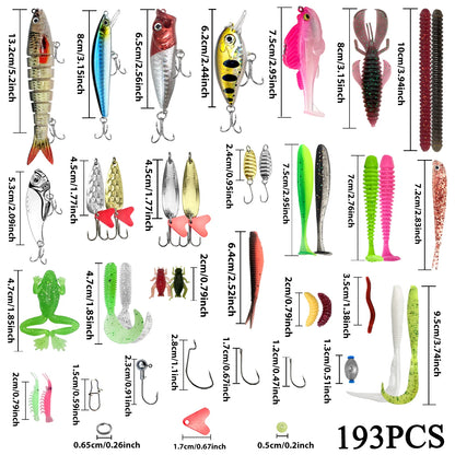 Fishing Lure Kit For Trout/Pike/Bass