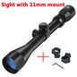3-9X40 Hunting Deer Air Rifle Scope Wire Rangefinder