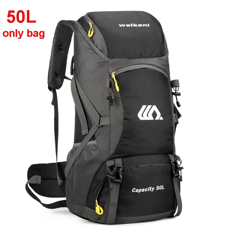 50L Travel Backpack Camping Men Large Hiking Bag
