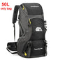 50L Travel Backpack Camping Men Large Hiking Bag