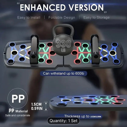 Solid Push Up Board Home Workout Equipment Multi-Functional Pushup