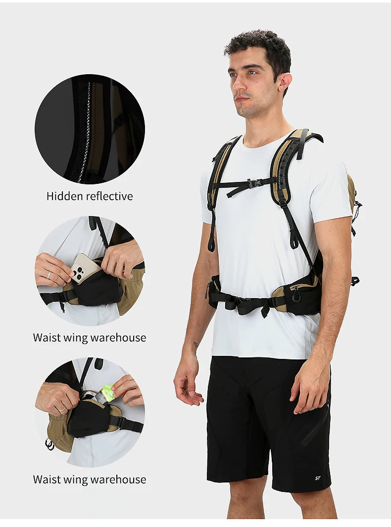 Mountaineering backpack 35 liters men's and women's outdoor sports bag