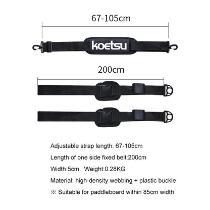 Adjustable Surfboard Shoulder Strap Carry Sling Stand Up Paddleboard Surf Board