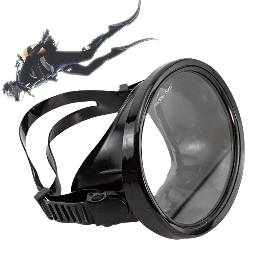 Oval Diving Mask Single Lens Scuba Mask