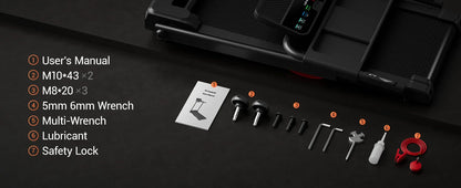 3.0HP Foldable Dual Shock Absorption Home Treadmill