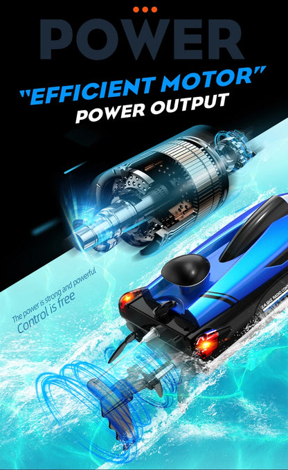 RC Battery Boat 2.4Ghz 25km/h High-Speed Remote Control Racing