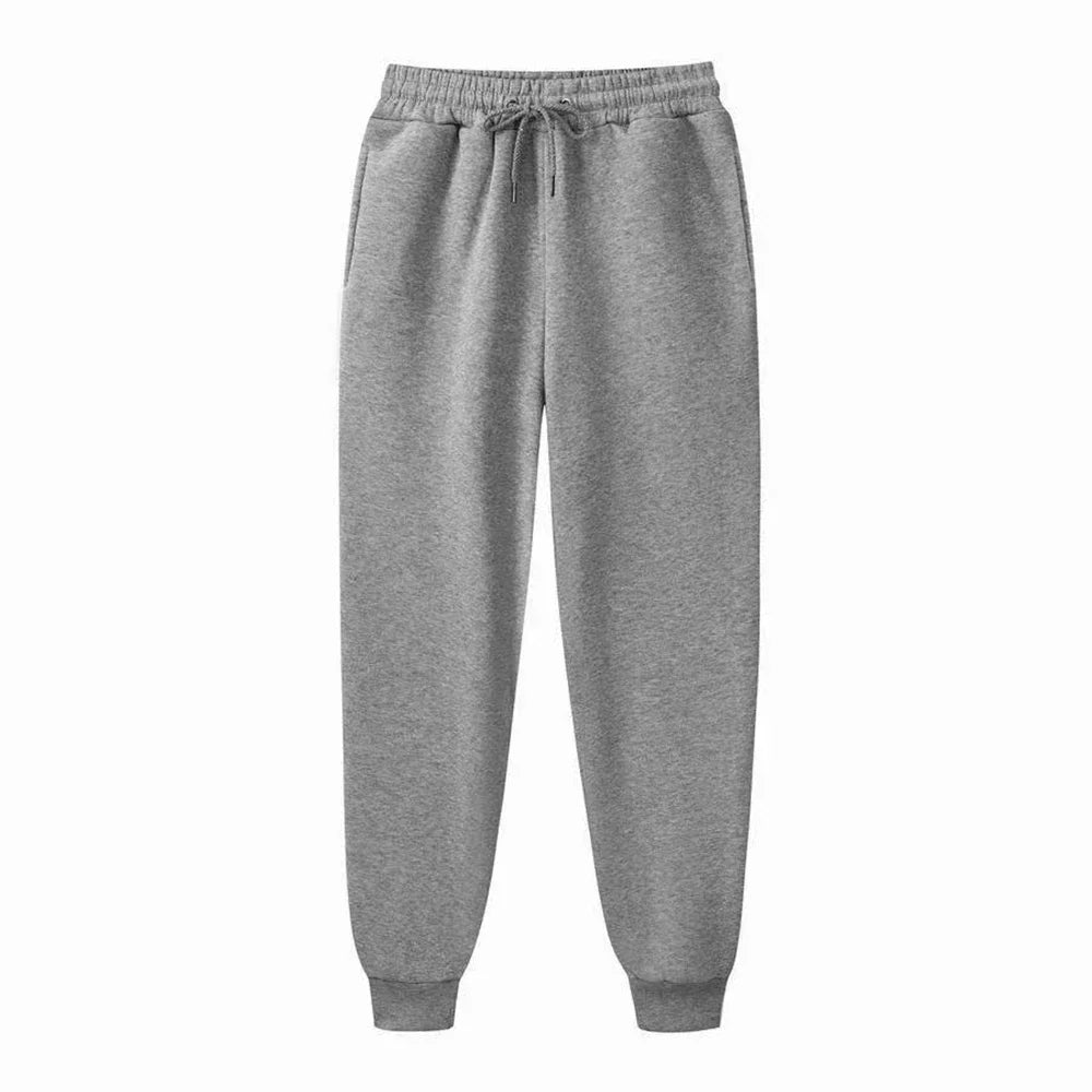 Fleece Sweatpants Men Running Jogger Sports Gym