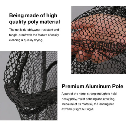 Telescopic Landing Net Folding Fishing Pole Extending