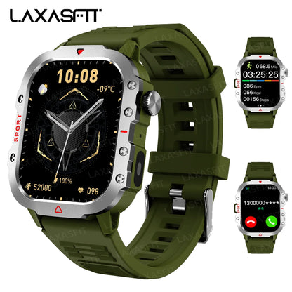 Men Sports Smart Watch 1.71 Screen Blood Oxygen Bluetooth