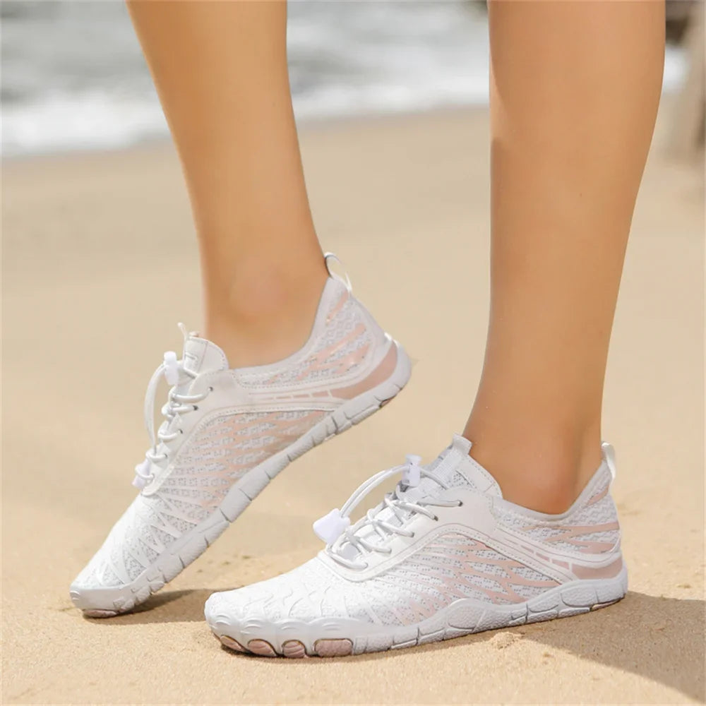 Women Men Aqua Shoes Beach Barefoot Water Sports Sneakers