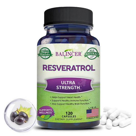 Balincer Resveratrol Capsules Support Cardiovascular Health