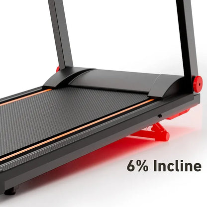 Deerrun 3.0Horerpower 7.5 MPH Folding Treadmills for Home with Incline Foldable Treadmill for Home Small Spaces with Handles