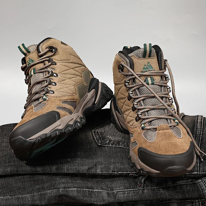 Winter Boot Men Outdoor Hiking Boots Suede