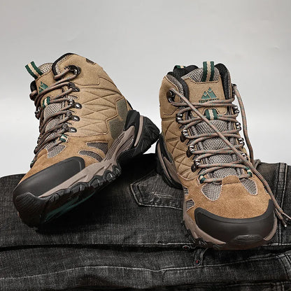 Winter Boot Men Outdoor Hiking Boots Suede