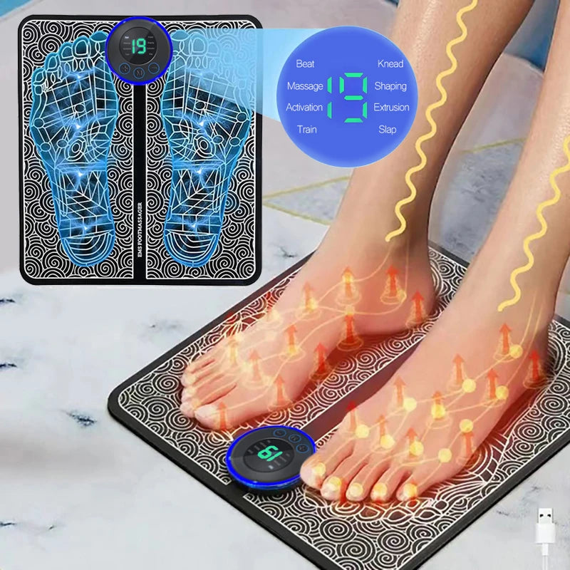 Portable Massage Foot Pad Massage Patch Massage Pen Cervical Neck