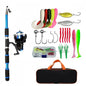Fishing Pole Set Full Kits With Telescopic Fishing Rod