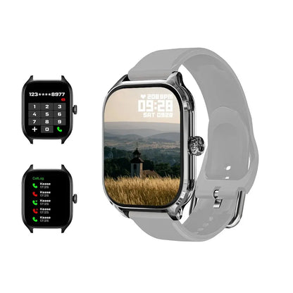 Smartwatch Dial to Answer Calls Calorie Tracking Heart Rate Blood Oxygen