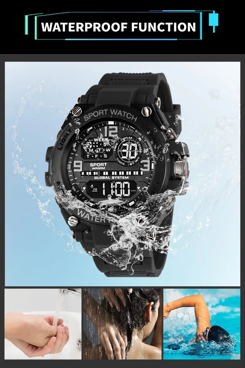 Top Luxury Electronic Watch for Man Outdoor Sport Watch