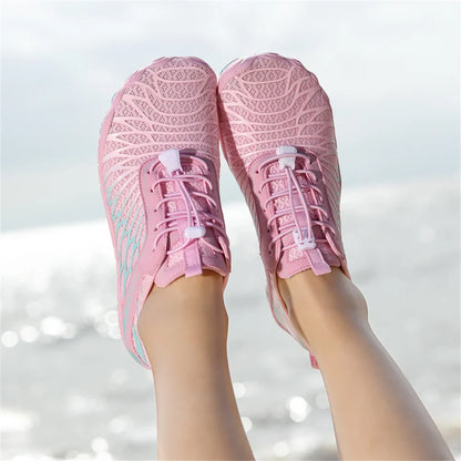 Women Men Aqua Shoes Beach Barefoot Water Sports Sneakers