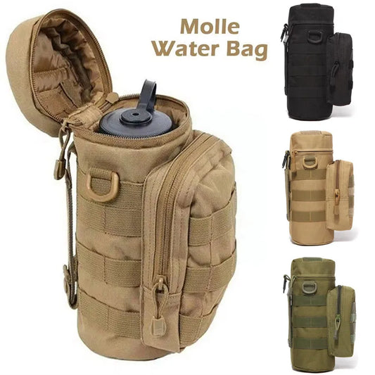 Tactical Molle Water Bottle Bag Pouch Holder Outdoor Travel