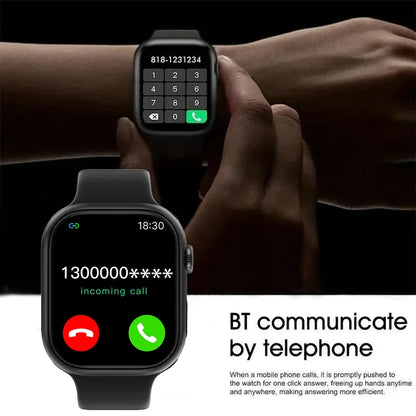 2025 New Smartwatch For Men Android IOS Phone 1.73" Screen Bluetooth