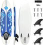 Surfboard, 6' Body Board with Removable Fins