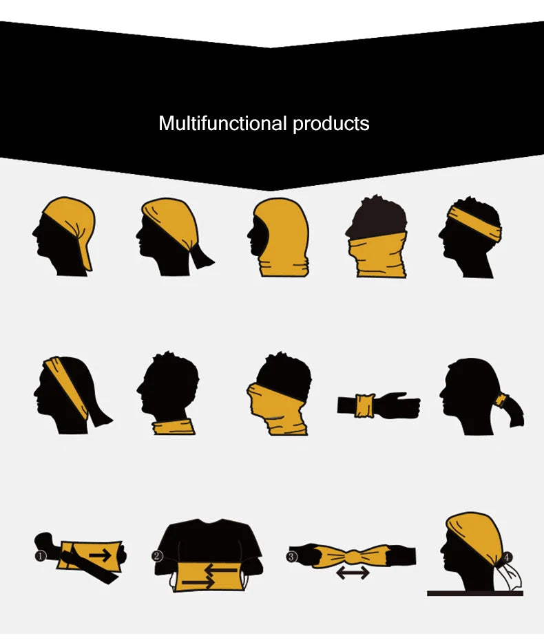 Outdoor Sport Bandana Military Tube Scarf