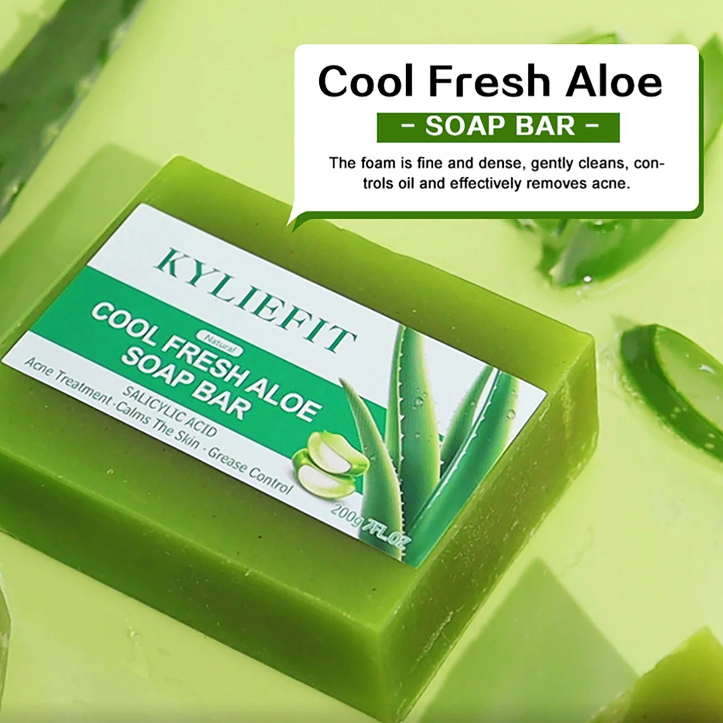AILKE Aloe Vera Whitening Soap, Remove Acne