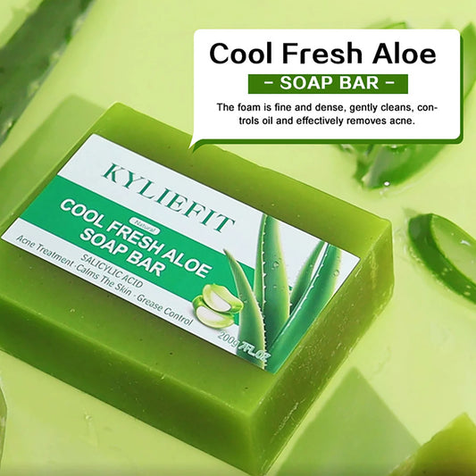 AILKE Aloe Vera Whitening Soap, Remove Acne
