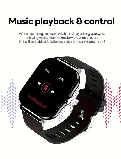 2025 New Bluetooth Answer Call Smart Watch Men Touch Call Fitness Tracker