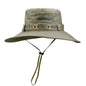 Summer Men Bucket Hat Outdoor UV Protection