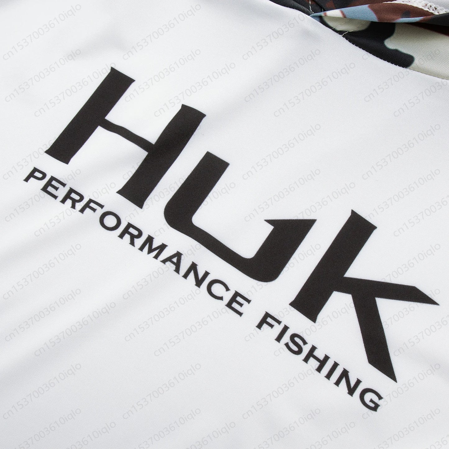 HUK UPF 50+ Long Sleeve Hooded Face Cover Fishing Shirts